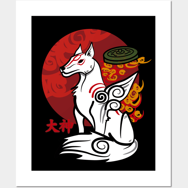 Okami tribute Wall Art by AlexRoivas